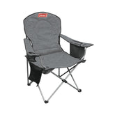 Heather Heavy Duty Deluxe Arm Chair Extra Wide with Built-in Cooler, Mesh Organiser, Drink Holder, Carry Bag
